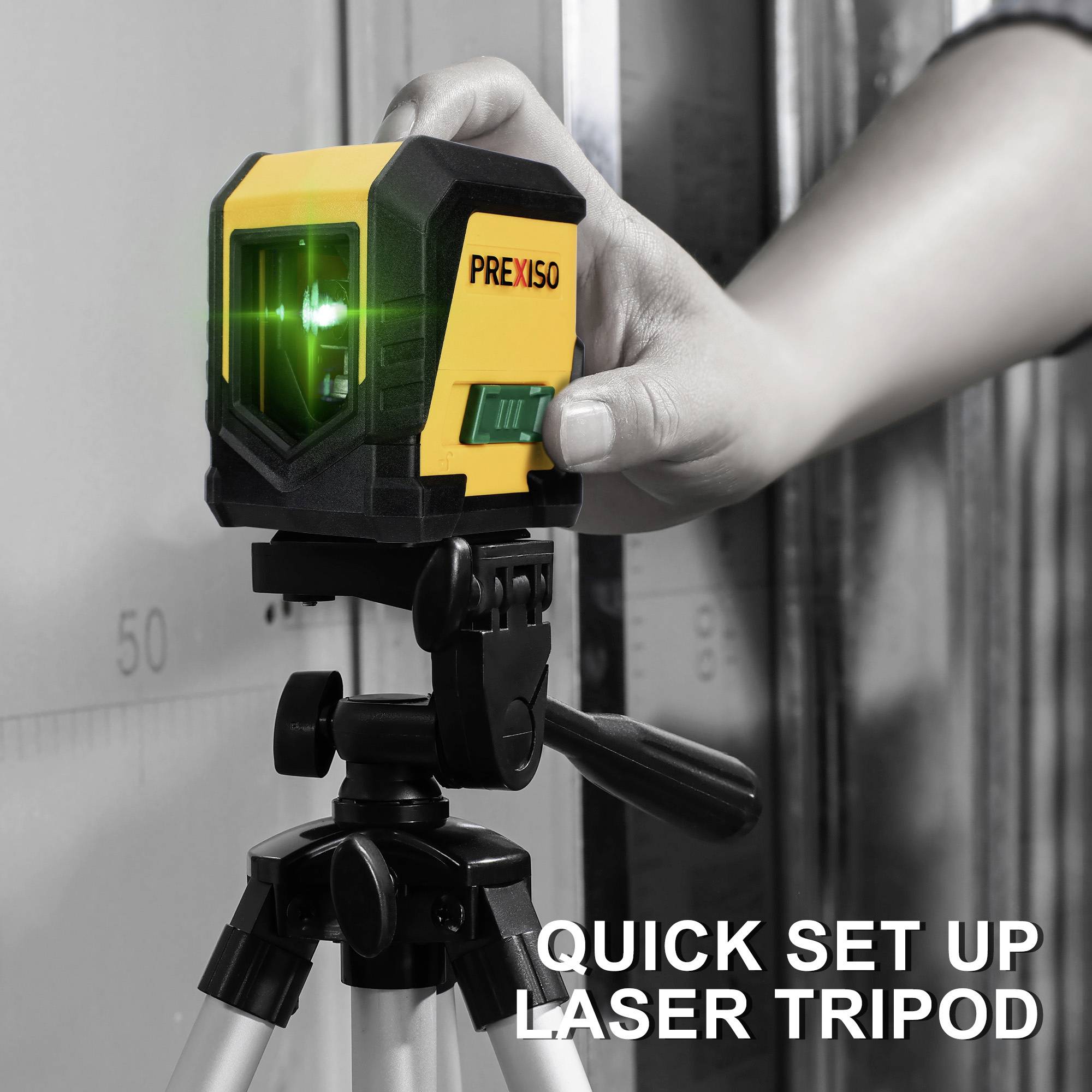 Prexiso PLC10UGT Cross line laser Incl. tripod