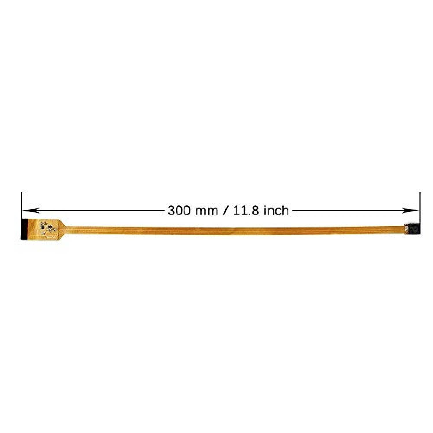 Flexible cable with a length of 300 mm (11.8 inches), shown with measurement.