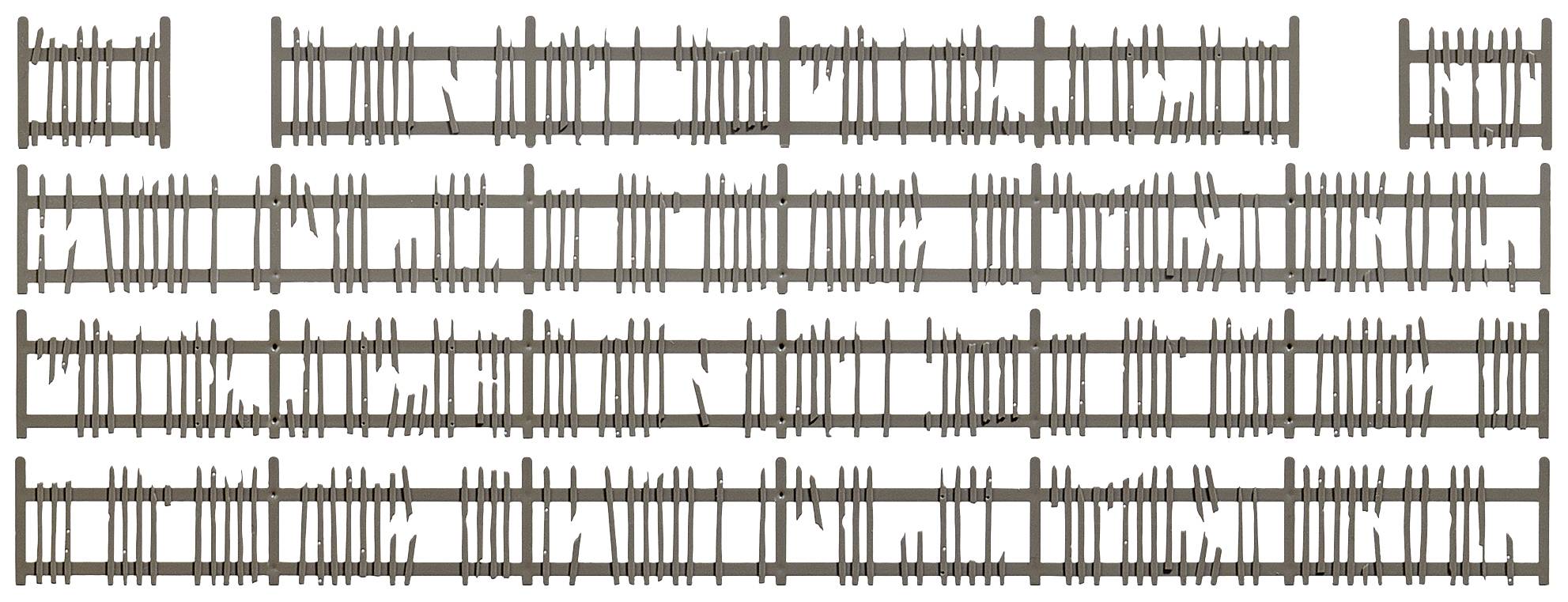 Busch 1011 HO Old lattice fence Assembly kit