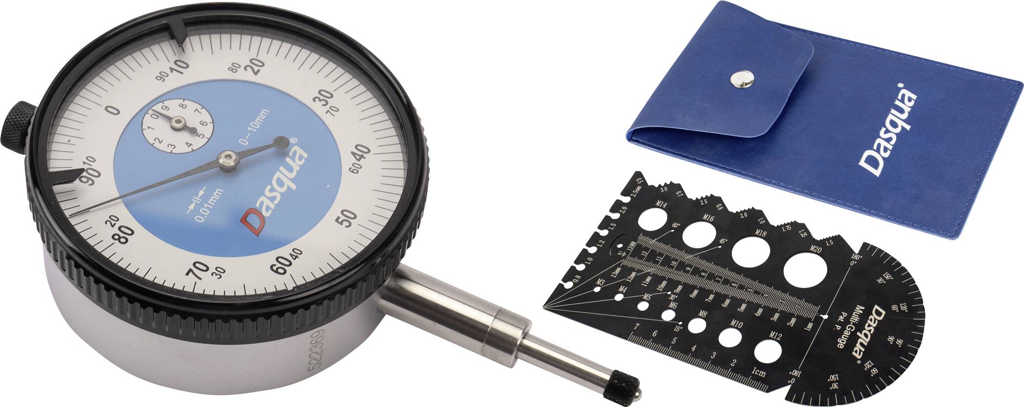 Dasqua 5111-1105 + 8511-0060 Dial gauge