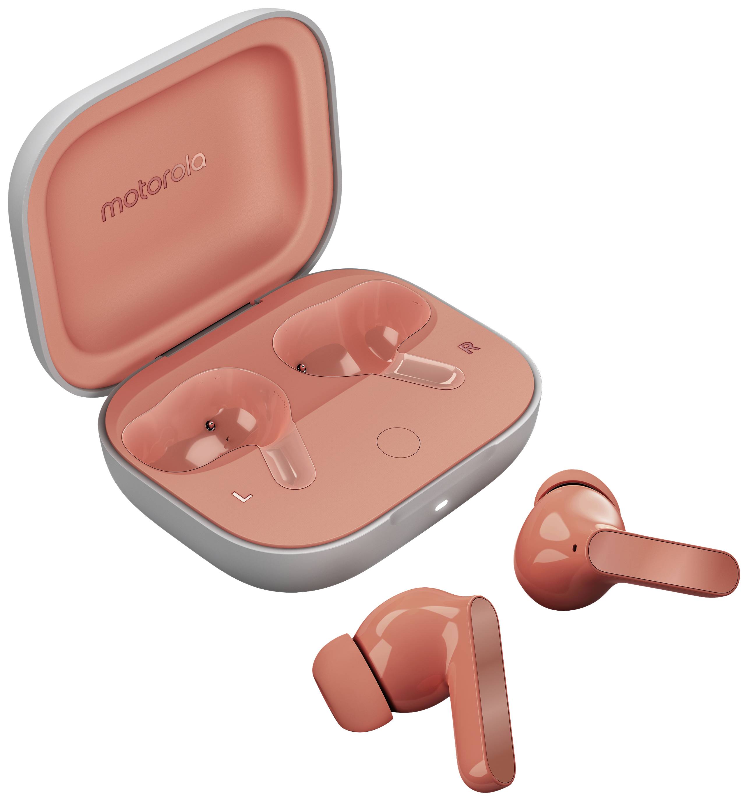Motorola moto buds In-ear headphones Bluetooth® (1075101) Coral peach Water-resistant