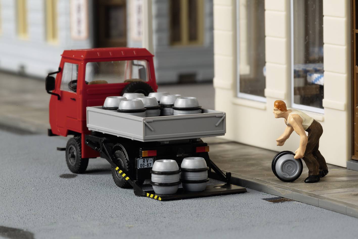 Auhagen 41684 H0 beer barrels Assembly kit