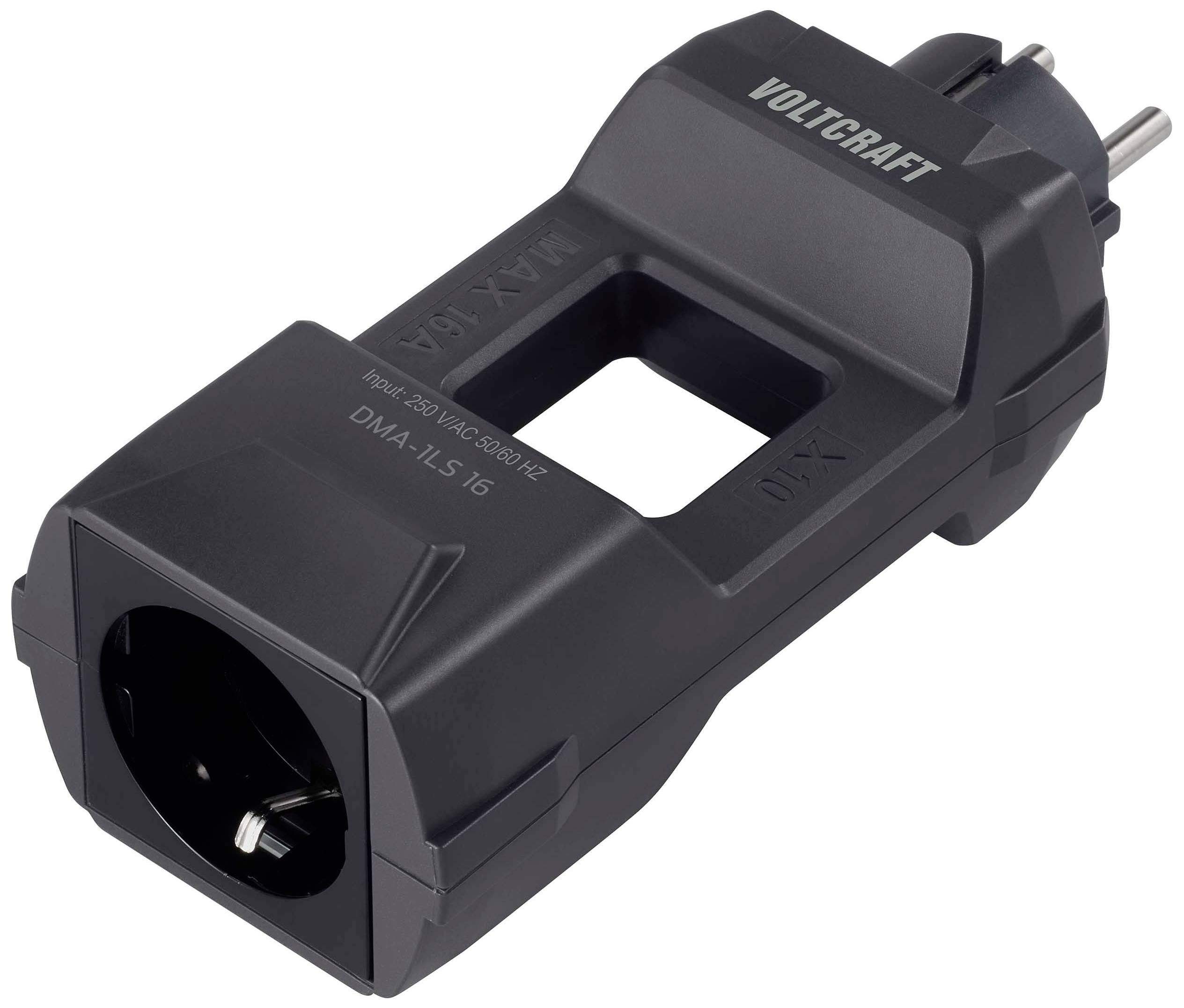 VOLTCRAFT DMA-1LS 16 Test lead adapter - Dark grey