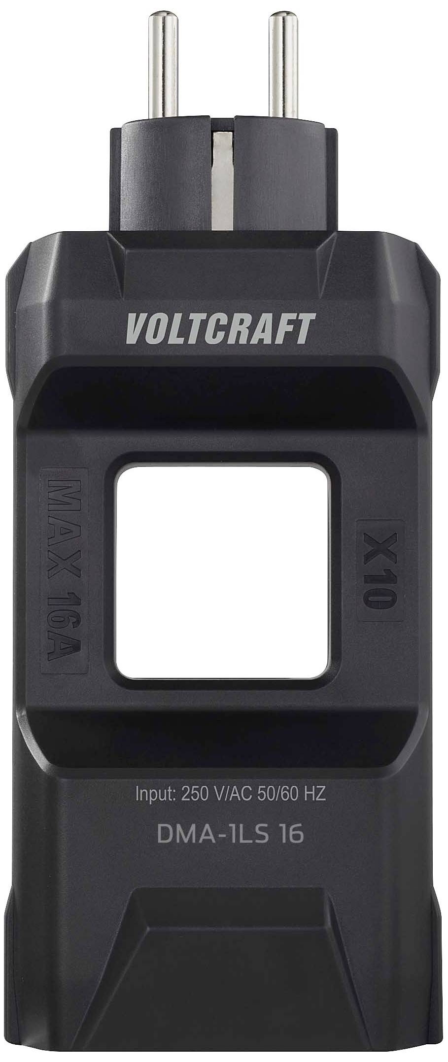 VOLTCRAFT DMA-1LS 16 Test lead adapter - Dark grey