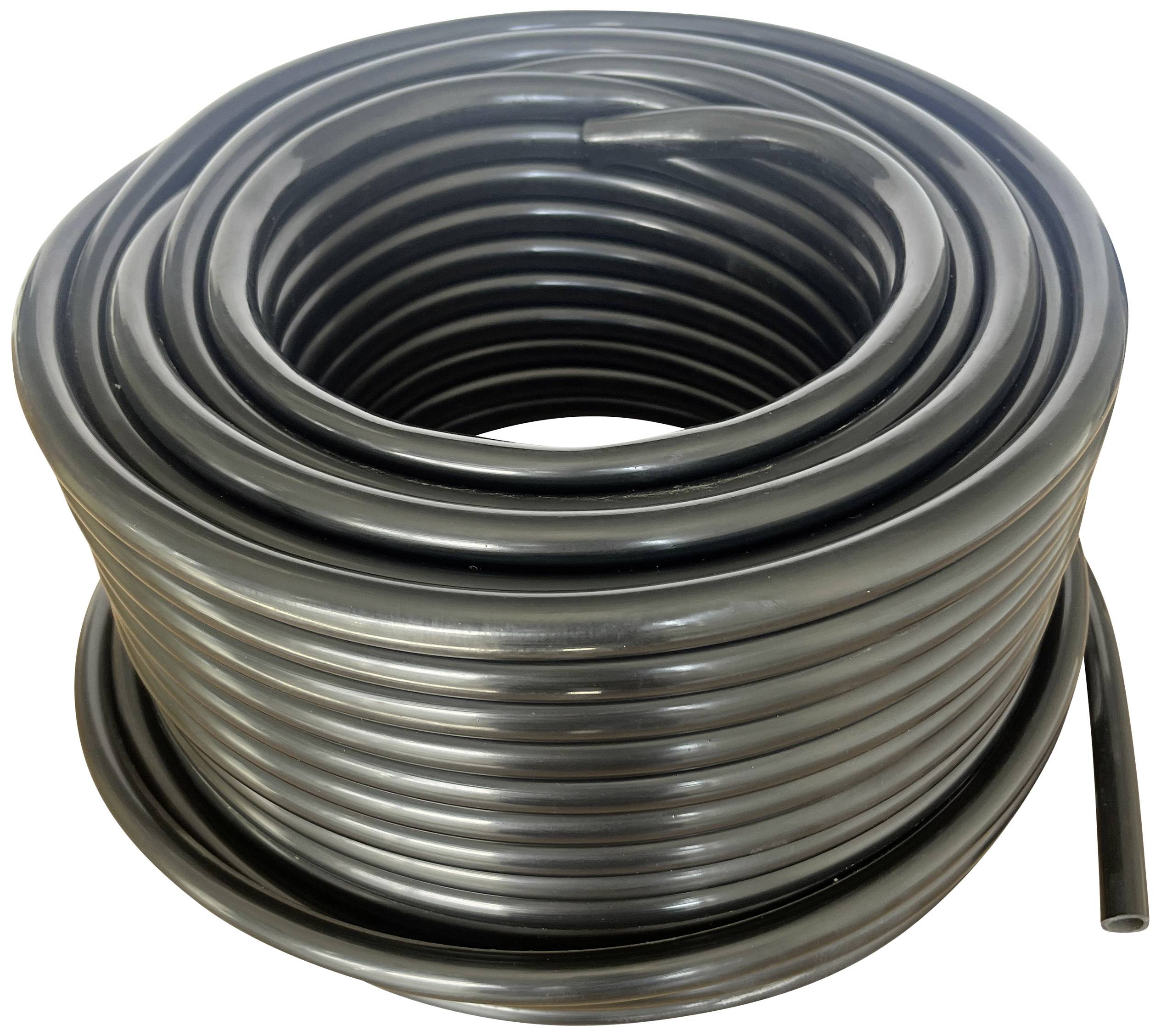 TRU COMPONENTS Air hose TC-12832964 PU8X5 Black Polyurethane Black Inside diameter: 5 mm 10 bar 100 m