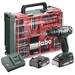 Metabo BS 18 Set 602207710 Cordless drill 18 V 2 Ah Li-ion incl. spare battery, brushless, incl. case, incl. charger, incl Metabo BS 18 Set 602207710 Cordless drill 18 V 2 Ah Li-ion incl. spare battery, brushless, incl. case, incl. charger, incl