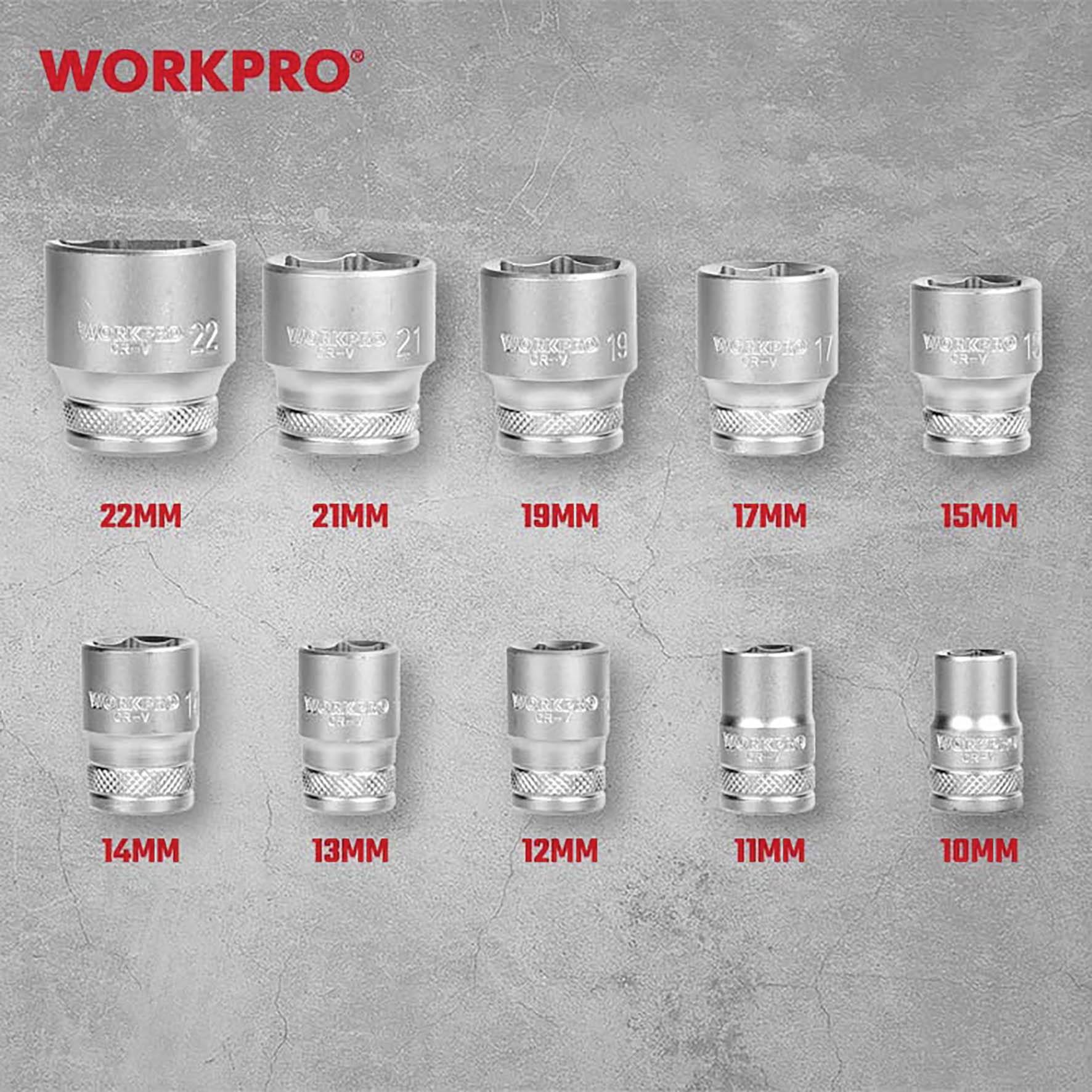 WorkPro Bit set 12-piece WP202586