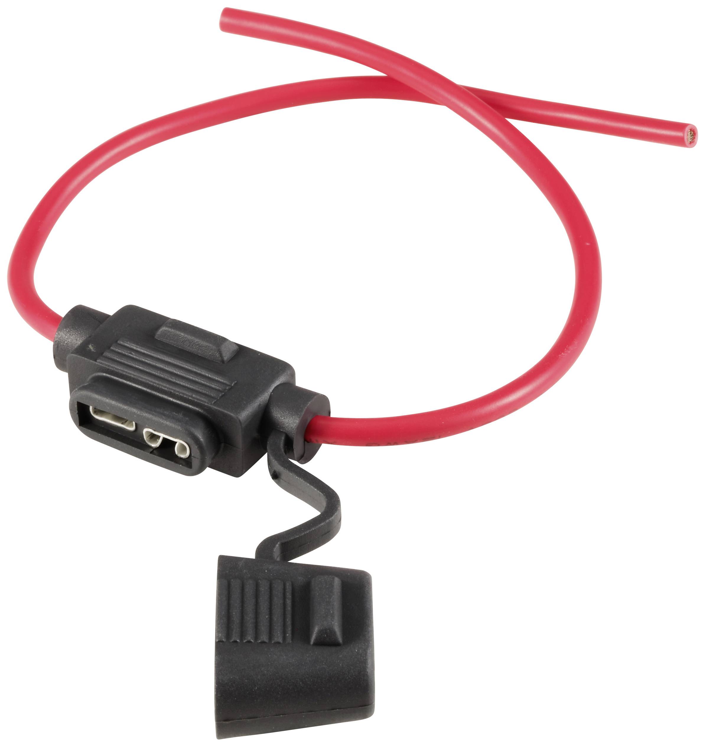 TRU COMPONENTS Car blade-type fuse holder Blade-type fuse (standard) 30 A 3.31 mm² 1 pc(s)