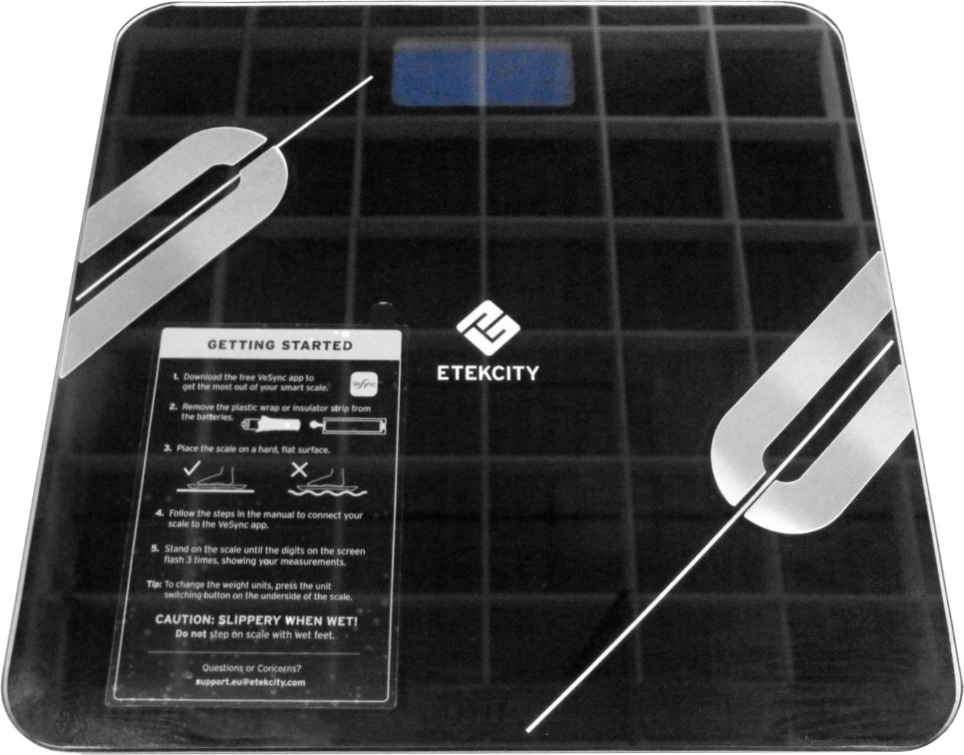 Etekcity Bathroom scales Digital Weight range=180 kg Black