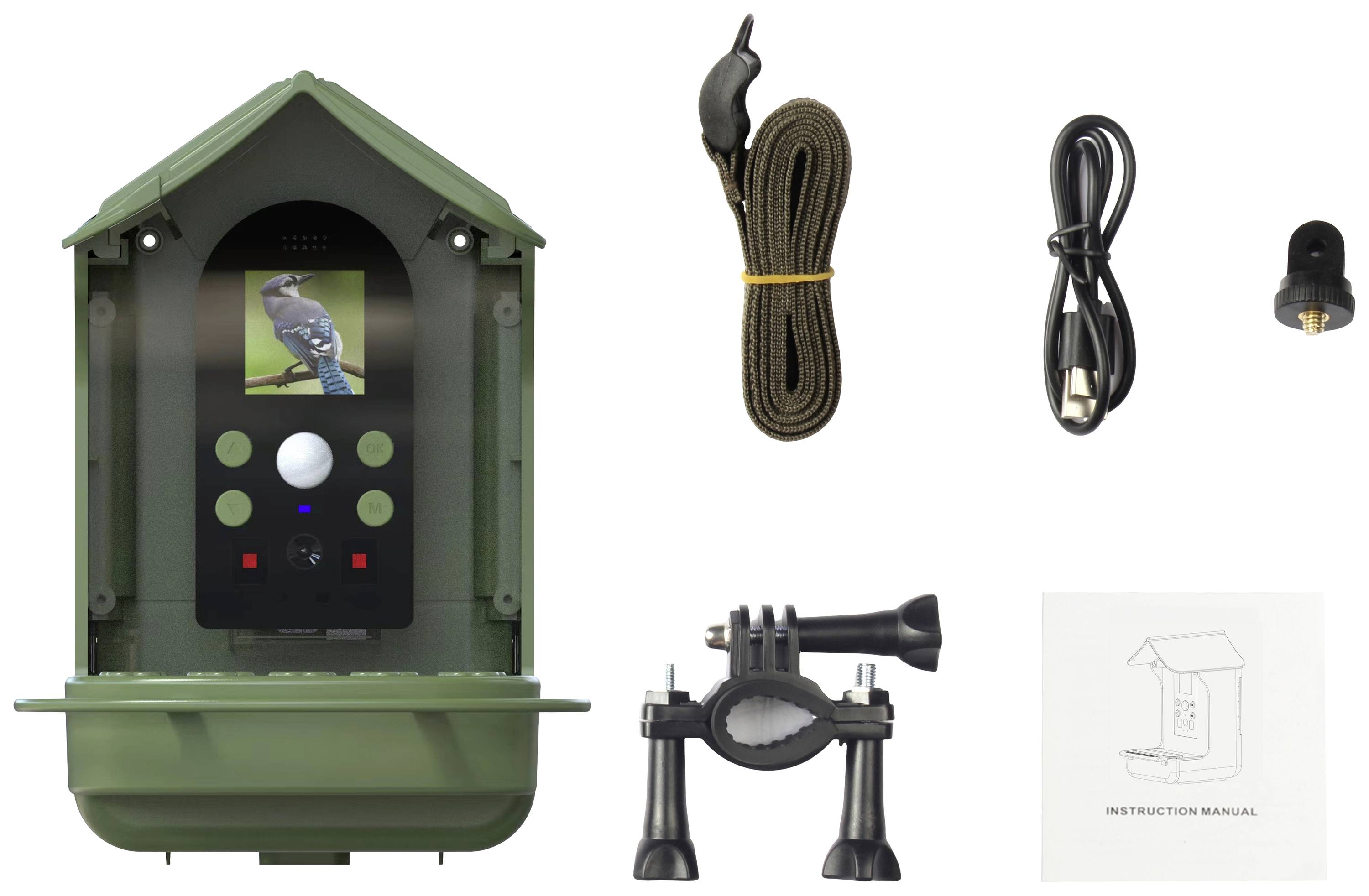 Denver BFC-1200 Wildlife camera 12 MP Food dispenser Green