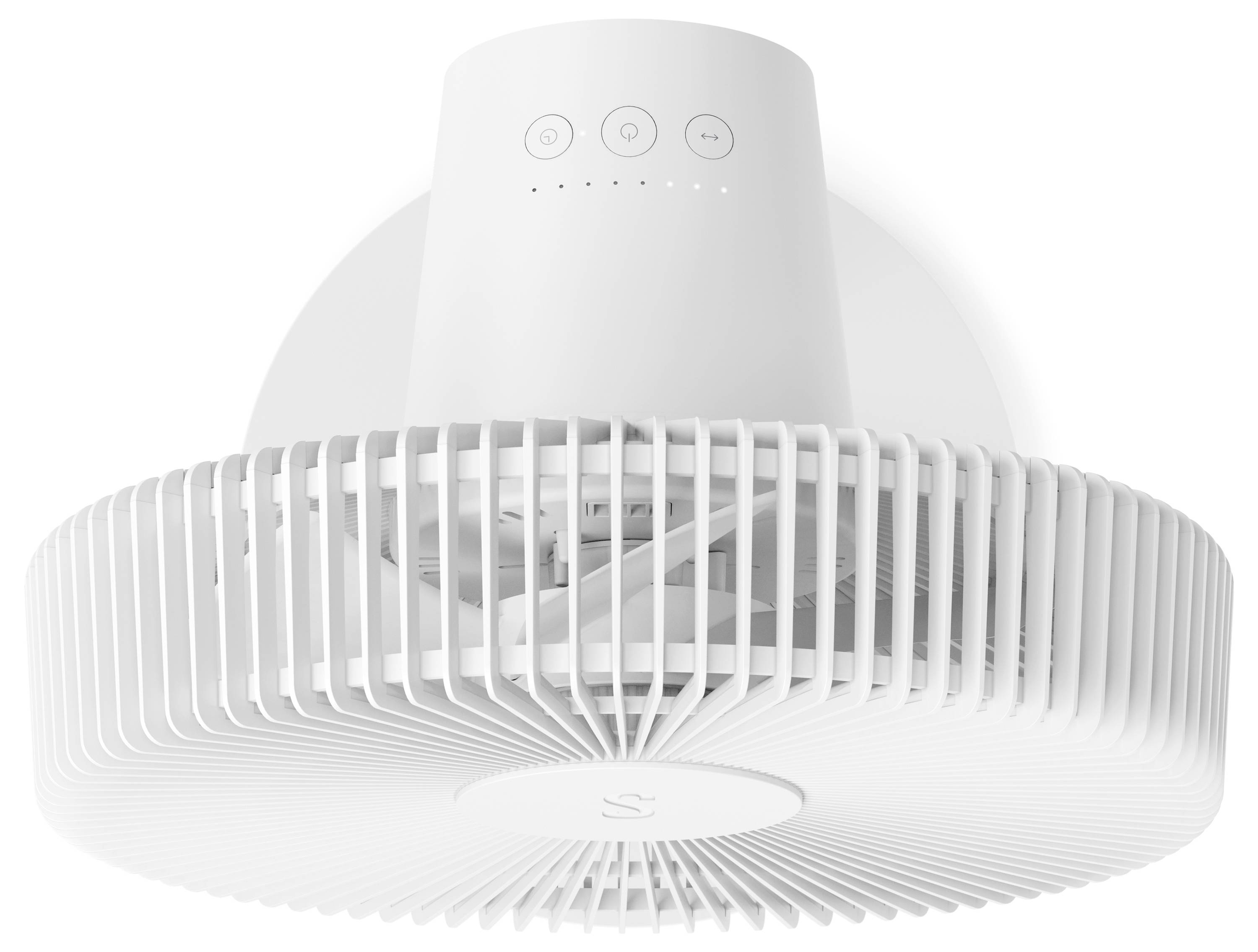 Stadler Form Finn Free standing fan White incl. remote control, Timer, Height-adjustable, Swivelling