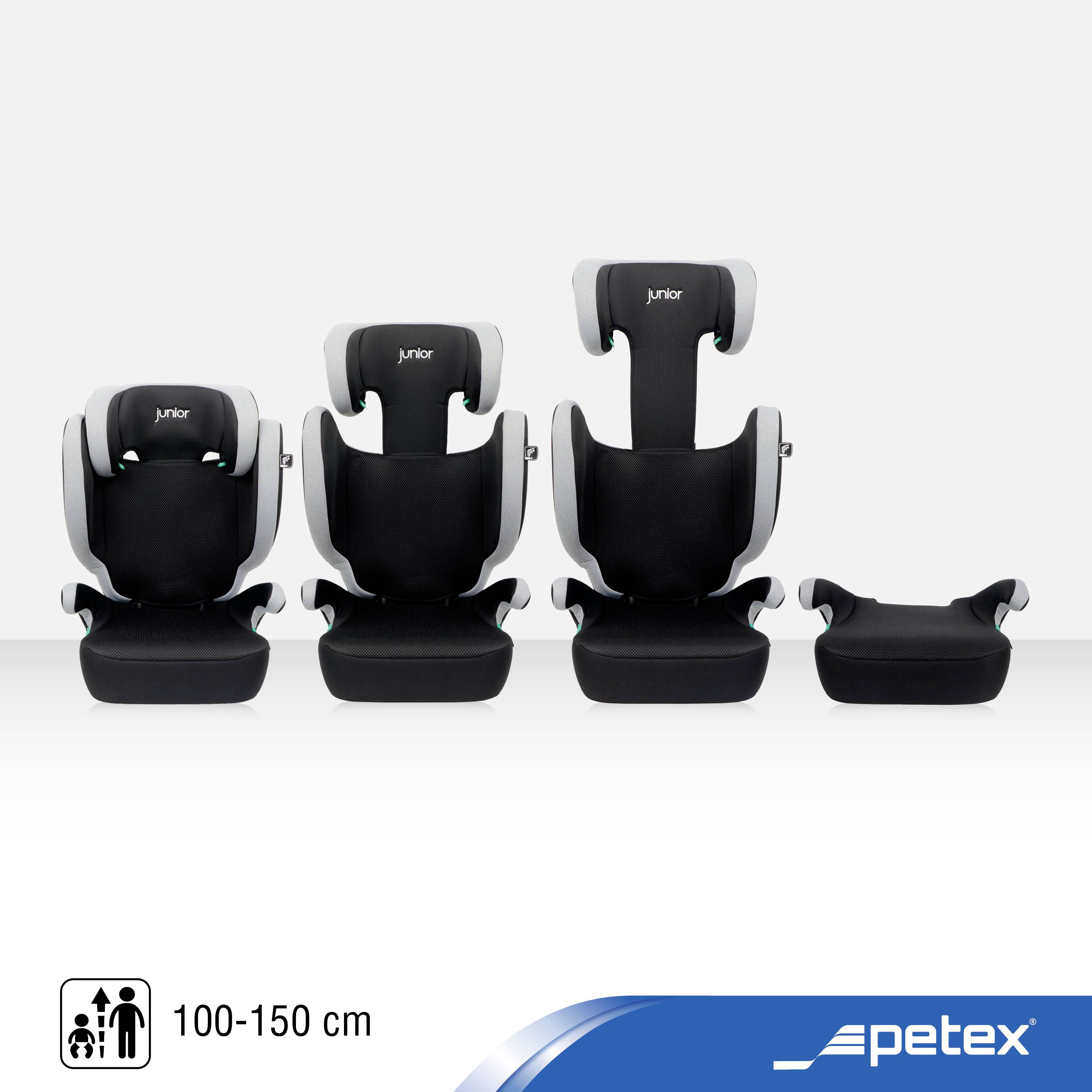 Petex Basic Plus 1601 grau HDPE nach ECE R129 Child car seat Grey