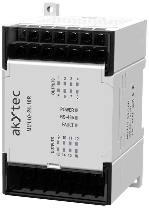 akYtec MU110-24.16R 54596 PLC digital output module 24 V DC