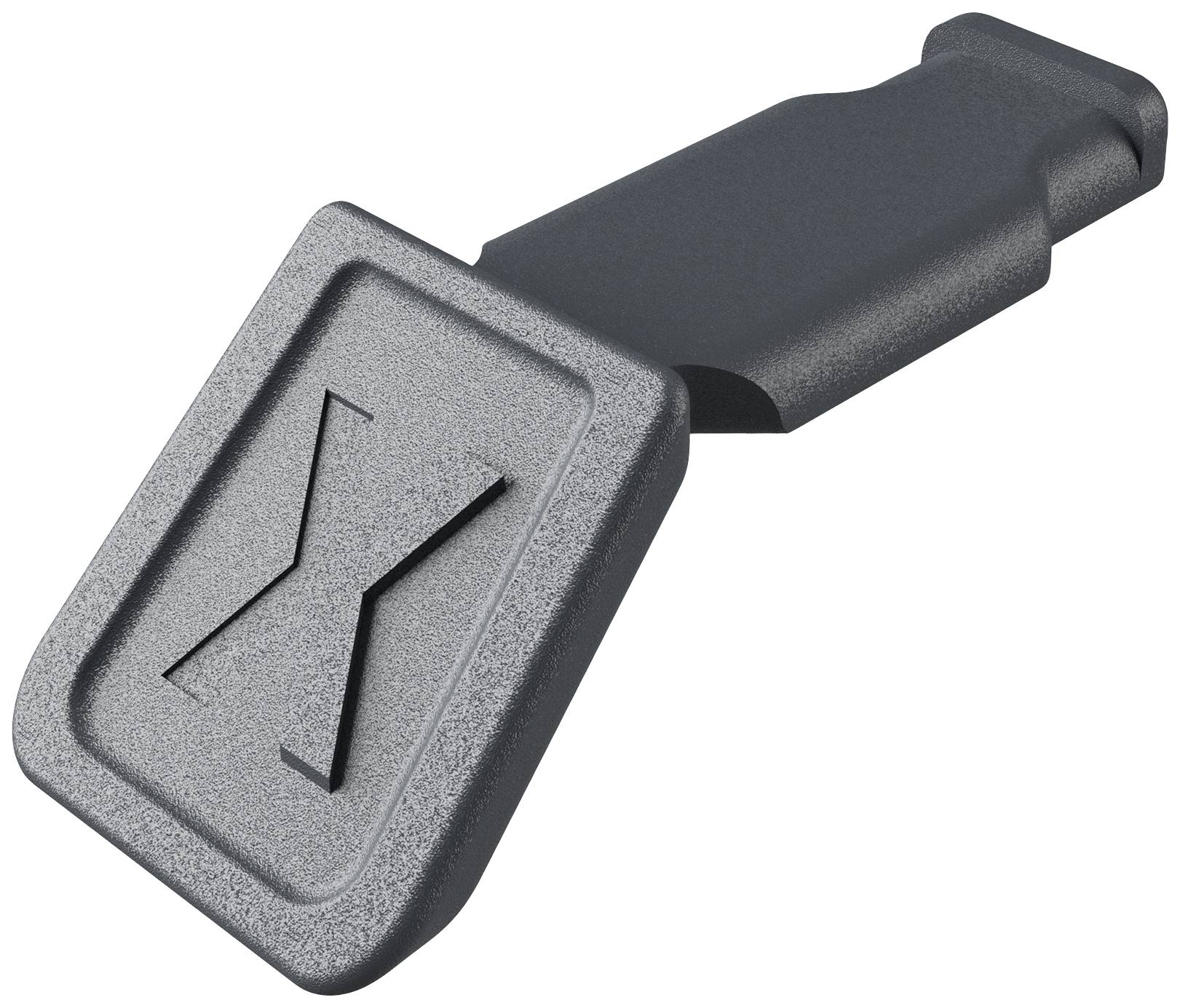 Elasticated Relief Belt in Grey with an X-Patterned Design, Used for Securing Items