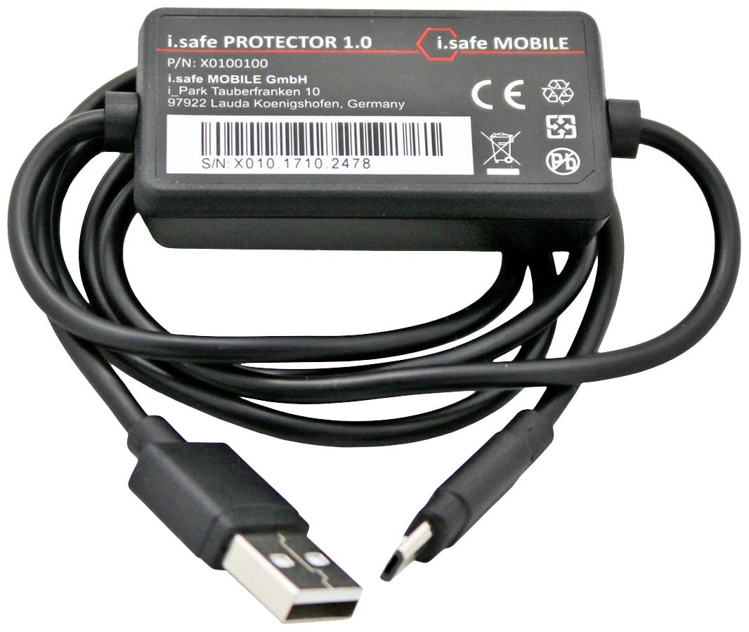 iSafe MOBILE PROTECTOR 1.0 Charger 1x Micro-USB Black