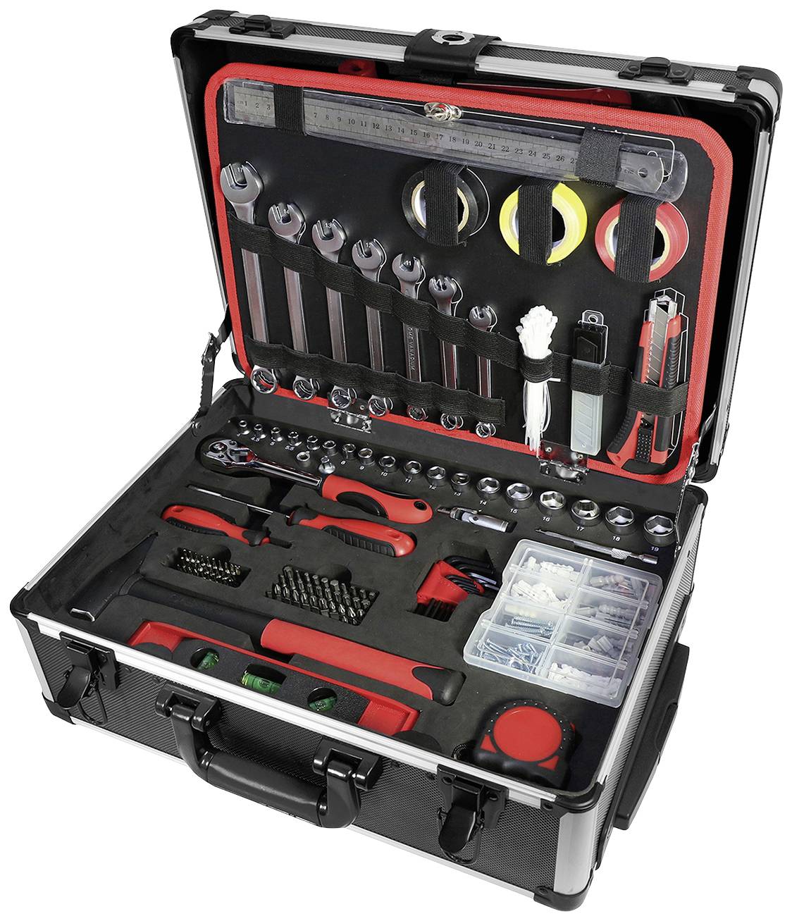 Brüder Mannesmann M29076 Tool box (+ tools) (L x W x H) 48 x 38 x 50 cm