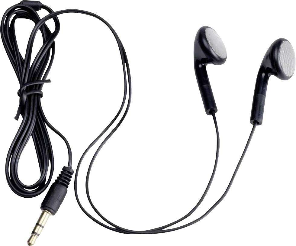 Albrecht Earphones Zweiseitiger (Einweg-) Ohrhörer mit 3,5mm Anschluss 29978.01
