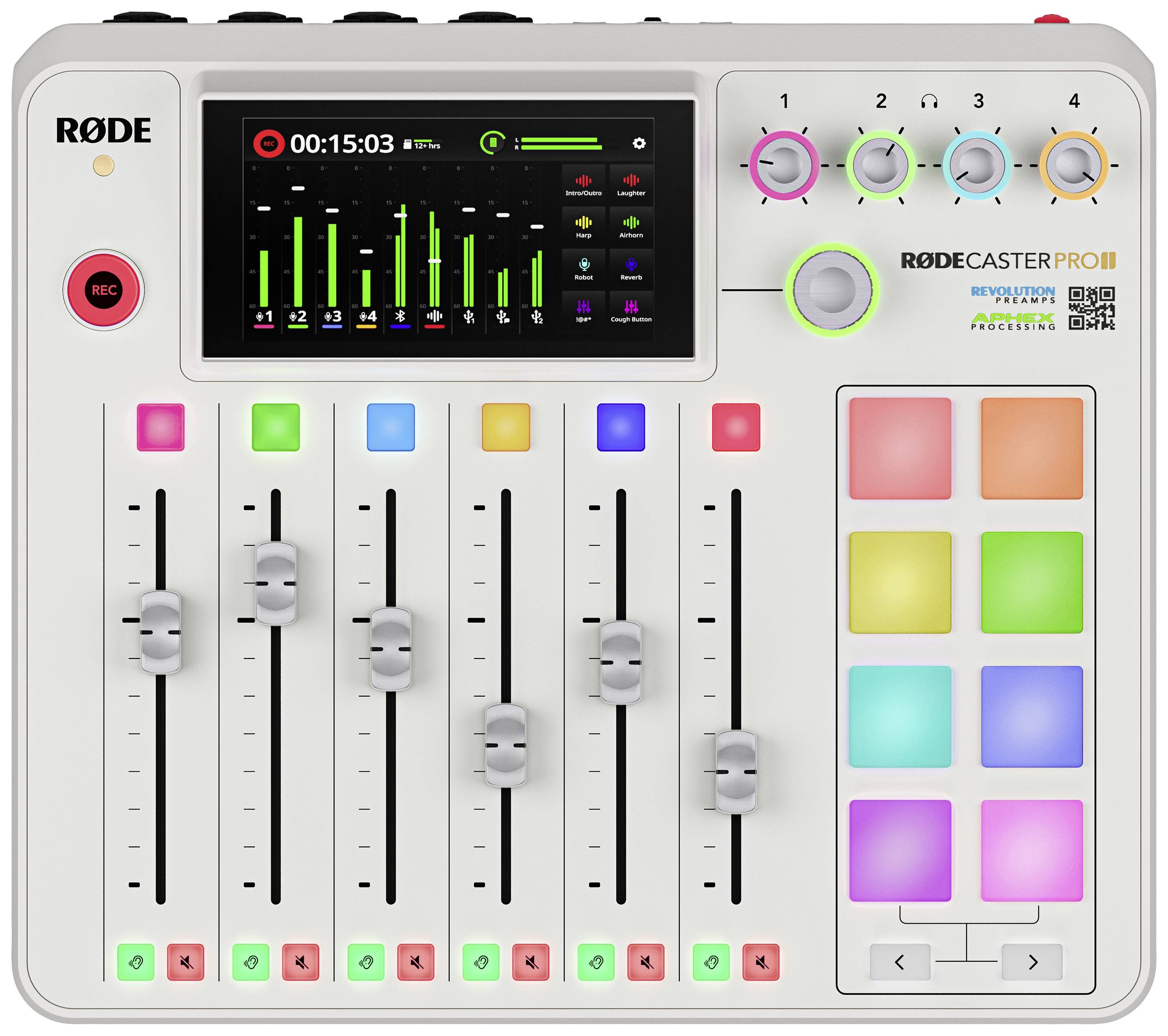 Rode RCPIIW Mixing console No. of channels:9 USB port, Bluetooth