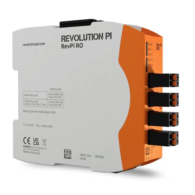 Revolution Pi by Kunbus RevPi RO PR100386 PLC add-on module 24 V