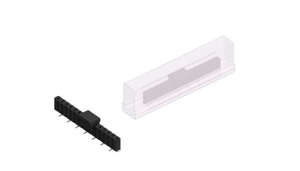 Fischer Elektronik SIL socket (standard) No. of rows: 1 BLLP5SMD15ZBSM 10 pc(s)