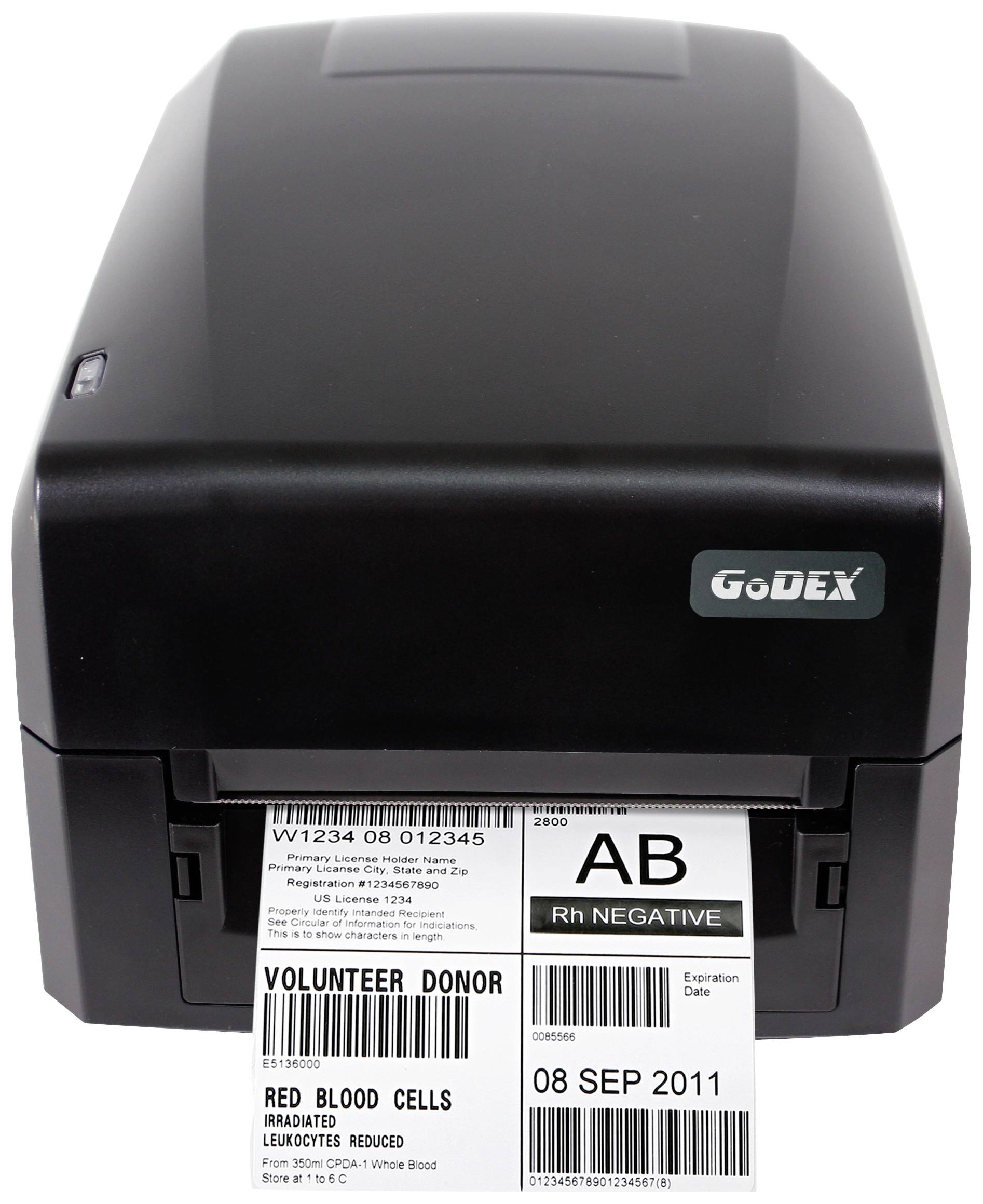 Godex GE330 Label printer Direct thermal , Thermal transfer 300 x 300 dpi Max. label width: 110 mm USB, RS-232, LAN