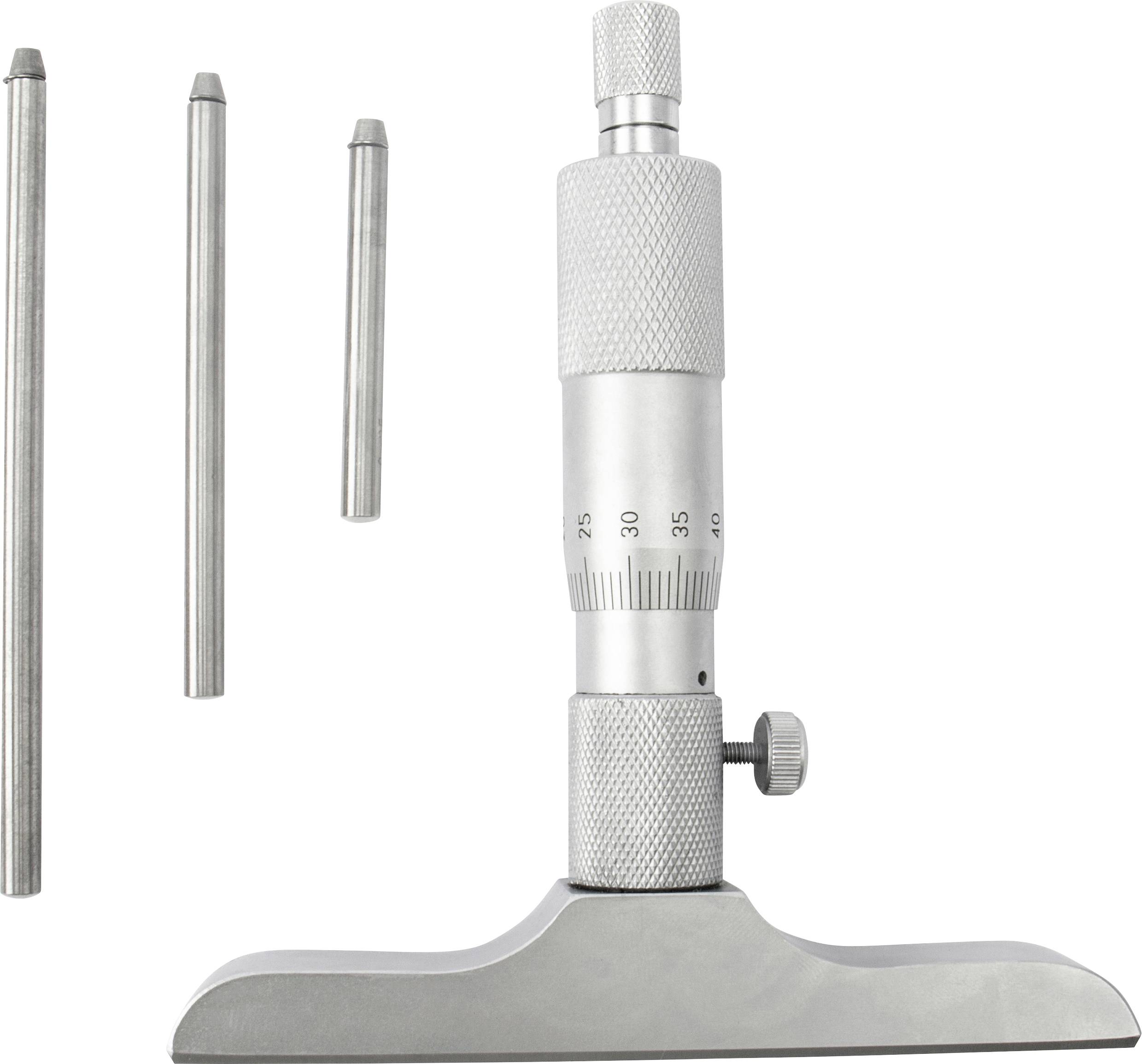 Dasqua 4611-8115 Depth micrometer + graduation 0 - 75 mm DIN 863