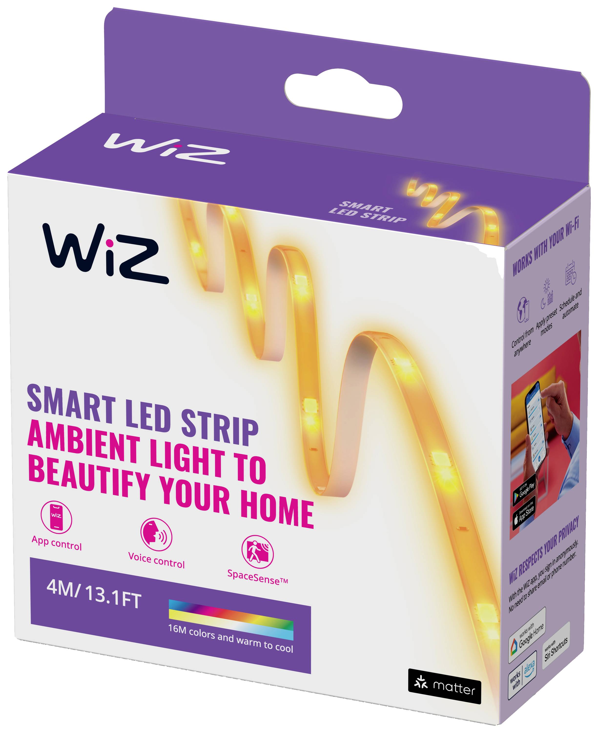 WiZ 8720169071216 LED strip set 24 V 4000 mm RGBW 4 m