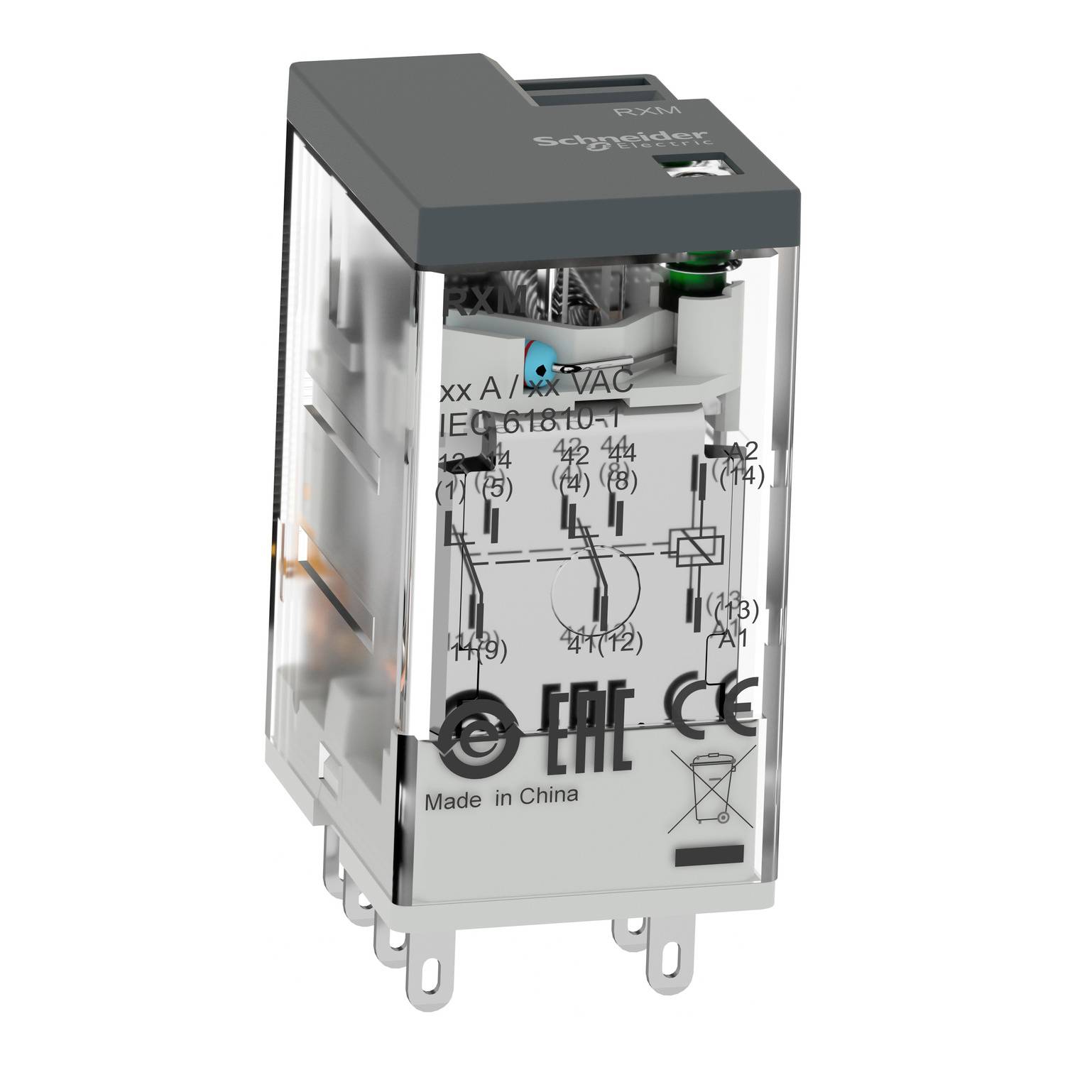 'Schneider Electric Relais mit Aufdruck 