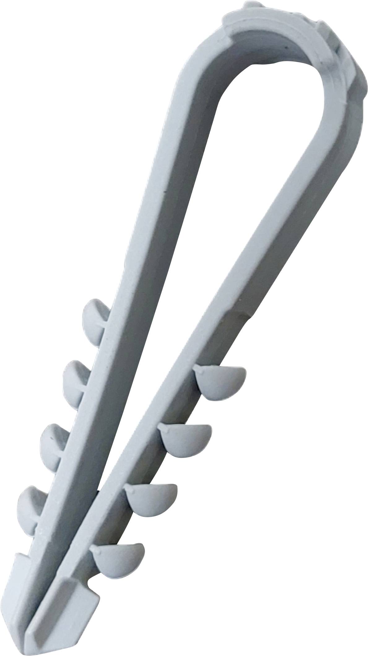 N & L Dübelklemmschelle 6-20mm Fastener Detachable 501STN brickwork plug-fit, + plug, UV-proof Light grey 200 pc(s)