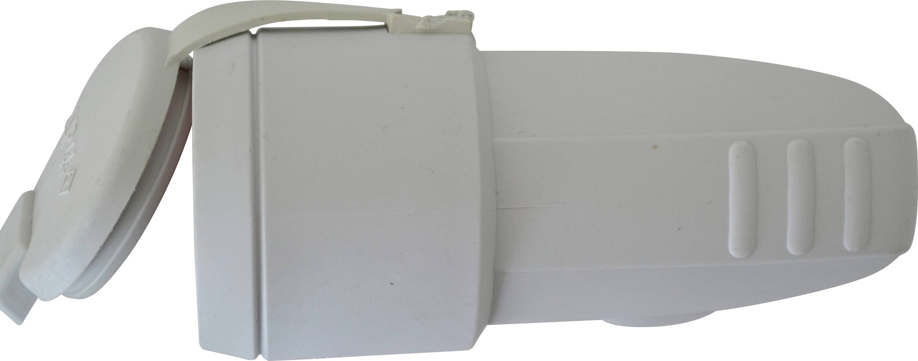 N & L 26705 Safety mains socket Rubber 230 V Grey IP44