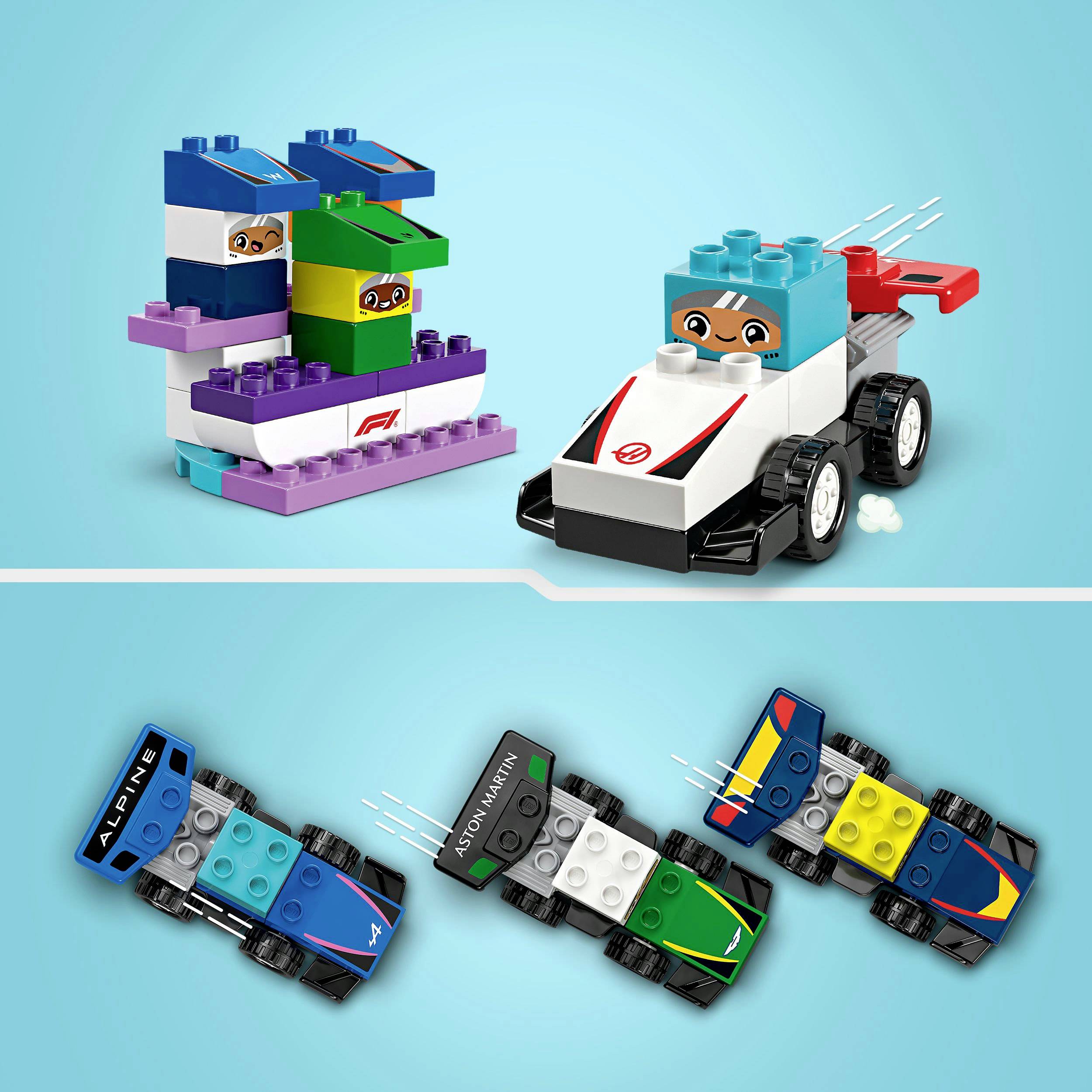 10445 LEGO® DUPLO® F1® Team racing cars with race drivers