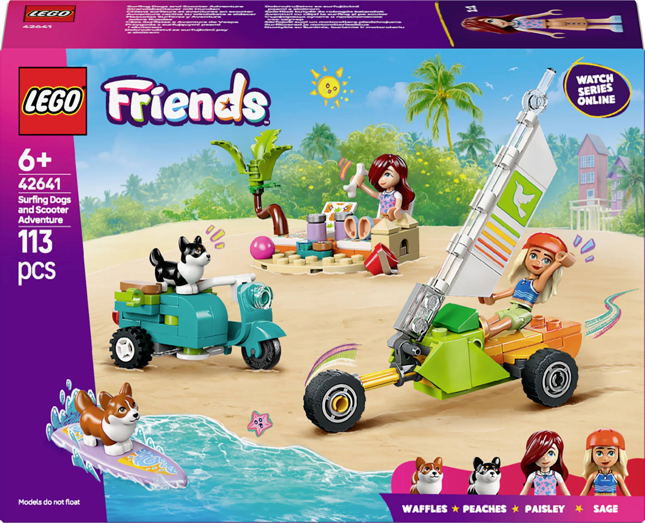 42641 LEGO® FRIENDS Beach adventure with dogs
