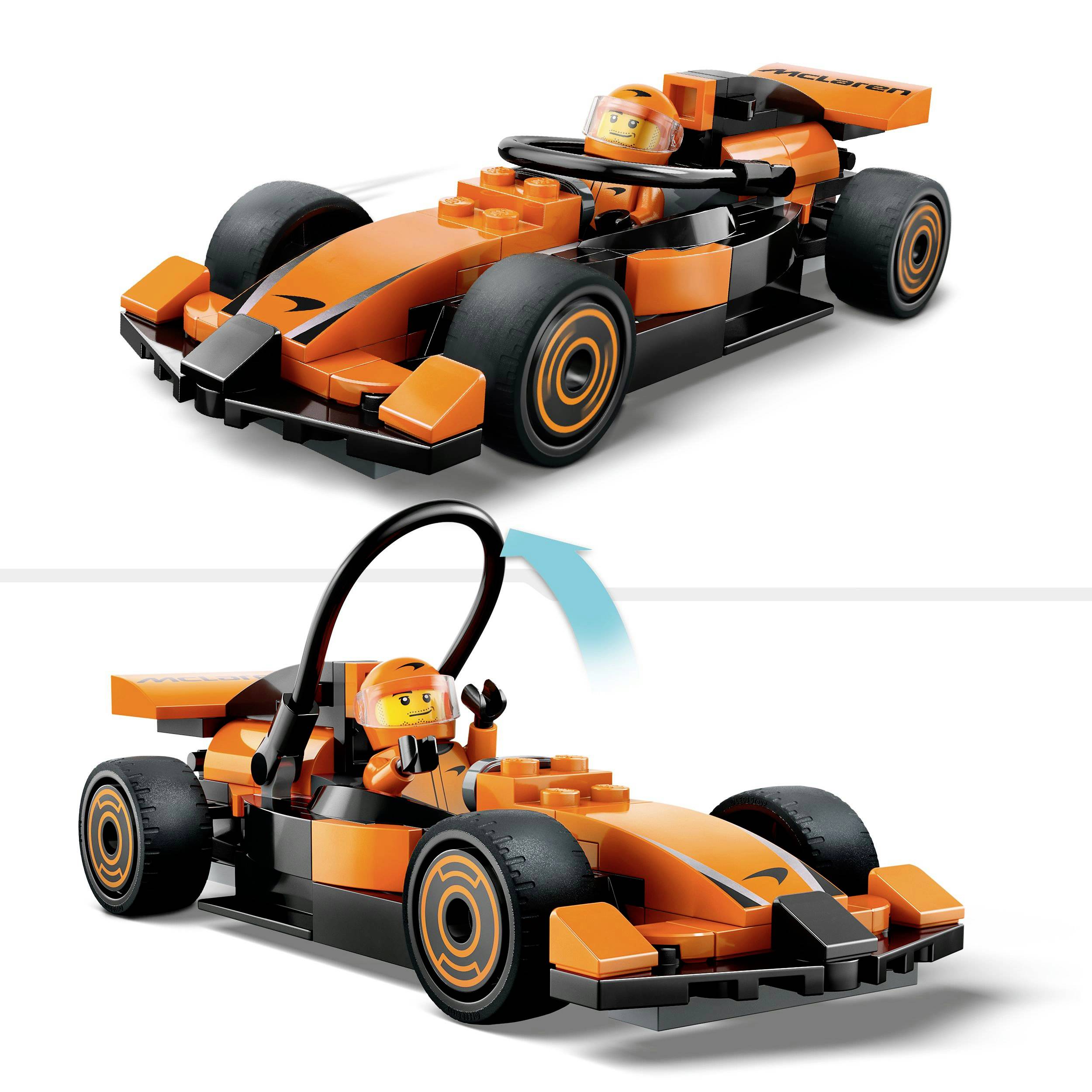 60442 LEGO® CITY F1® race driver with McLaren racing car