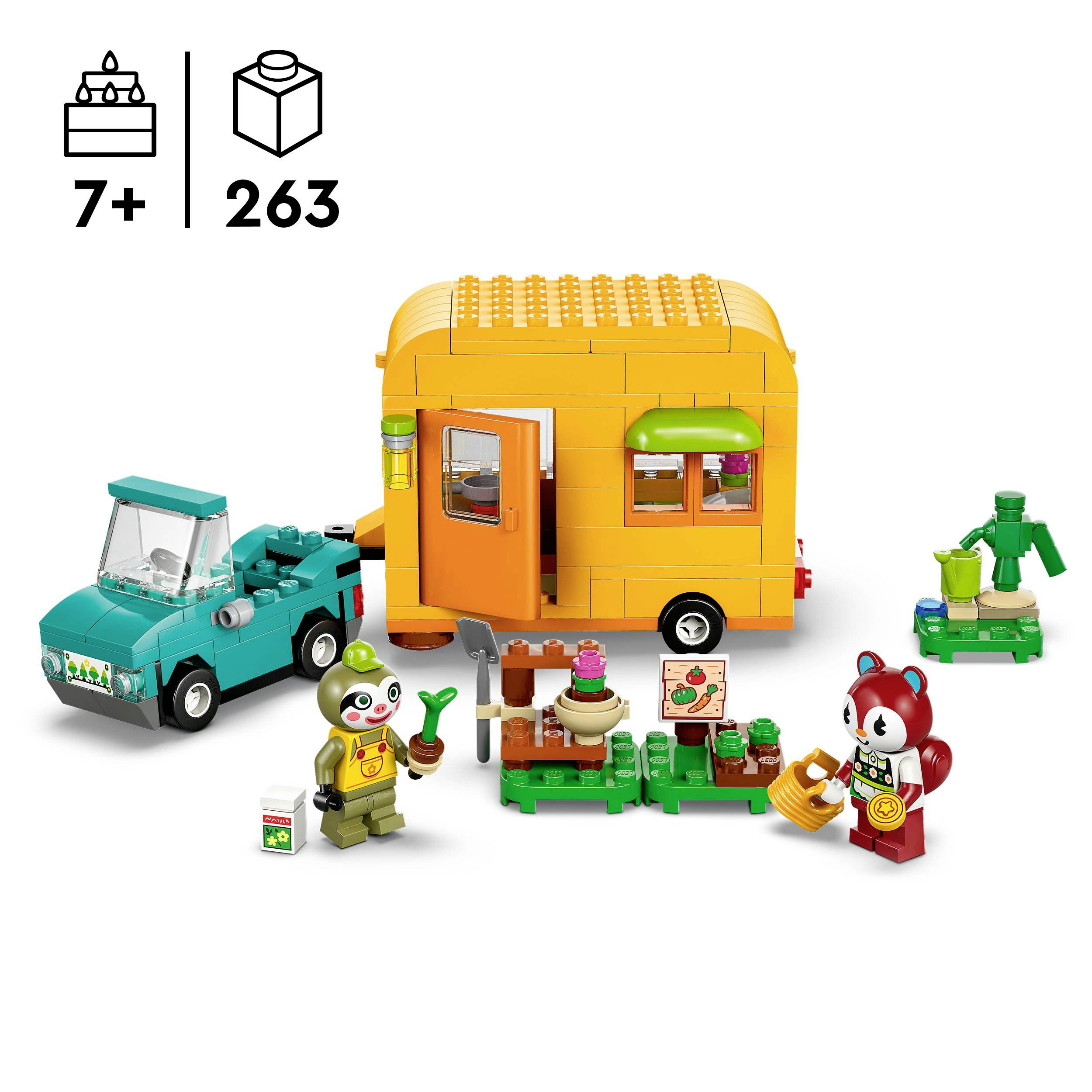 77054 LEGO® Animal Crossing Gerds caravans & nurseries