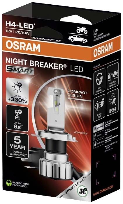 Osram Automotive 64193DWNBSM-1HB LED bulb Night Breaker LED H4 21 W 12 V