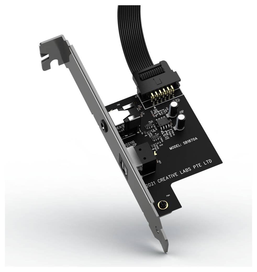 Creative Sound Blaster Audigy FX V2 DBPro Add-On 7.1 Sound card, internal PCMCIA