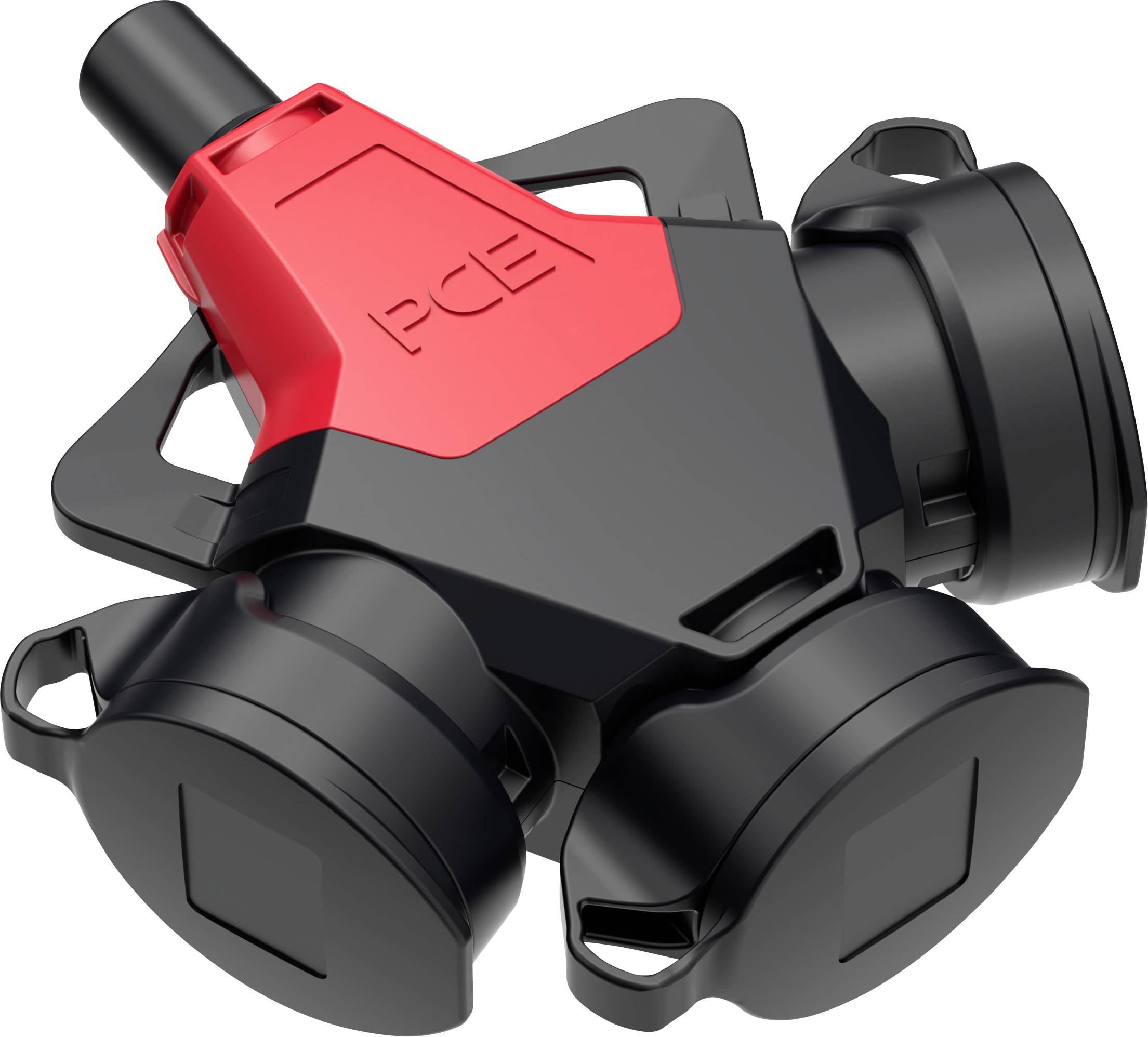 PC Electric 253711-sr 3-way connector Rubber 250 V Red IP54