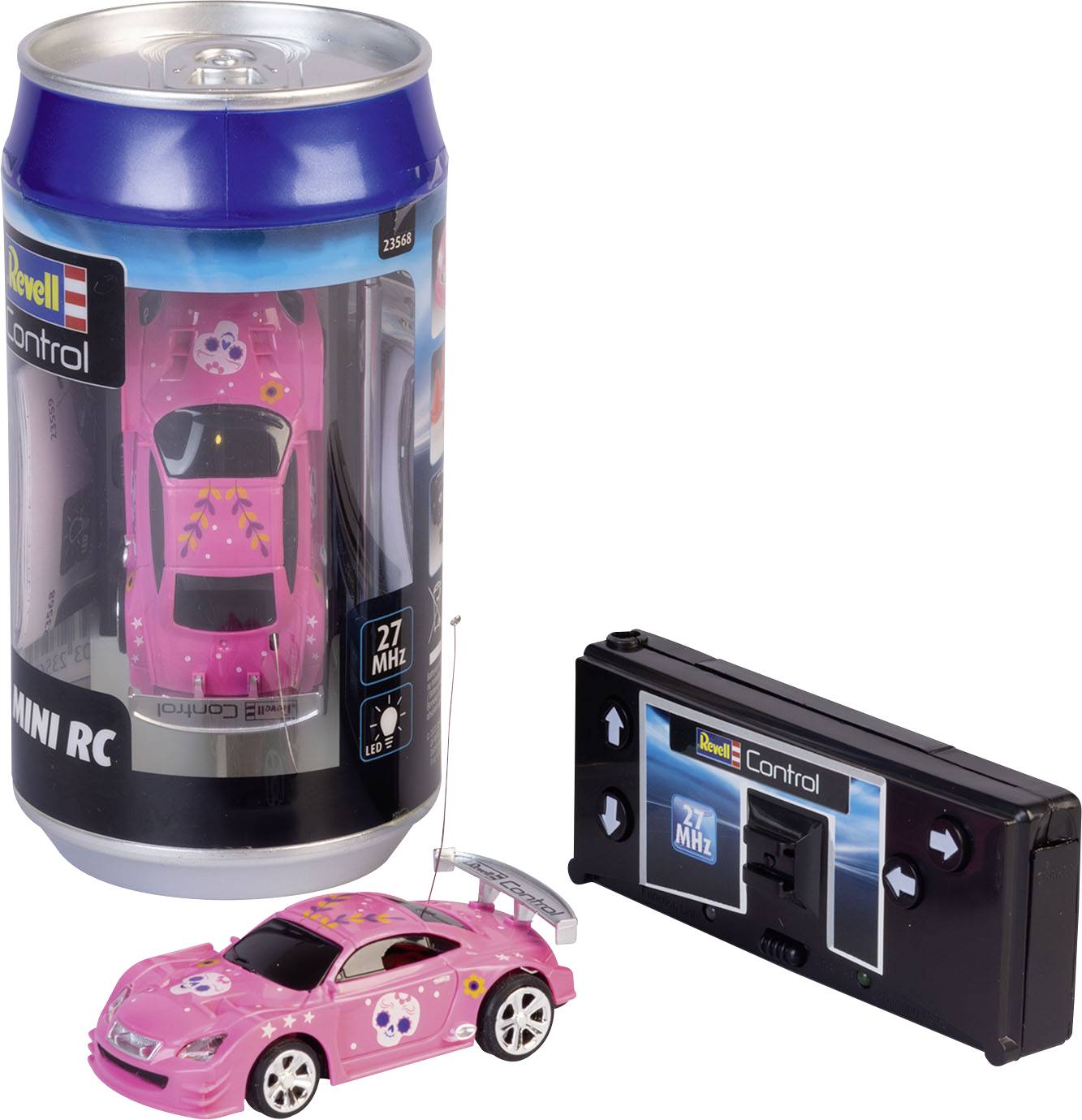 Revell Control 23568 Mini RC Car pink 1:58 RC model car Electric Sports car