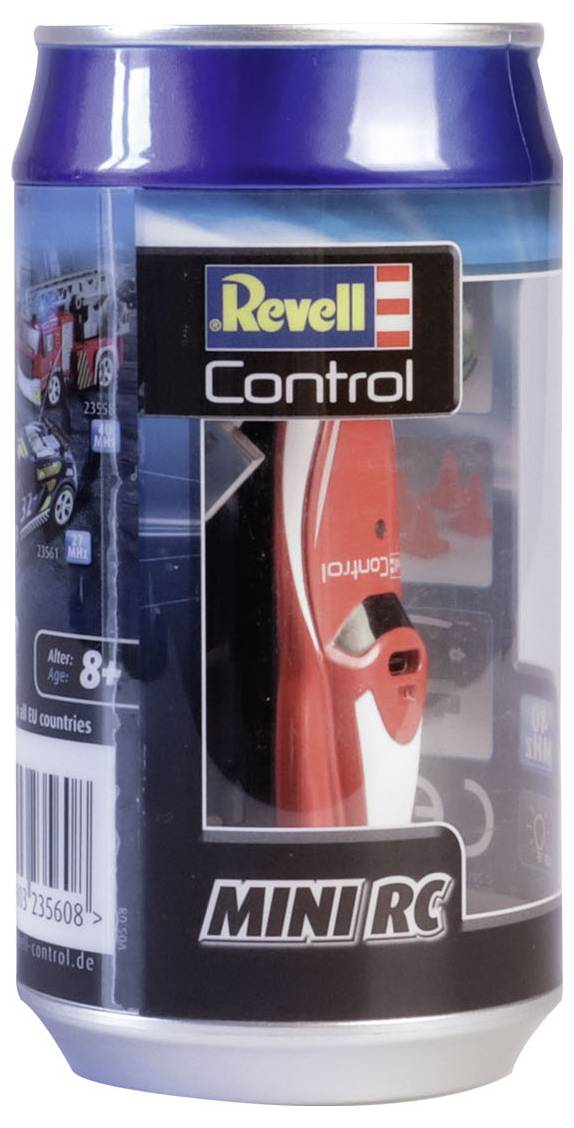 Revell Control Mini, red RC model speedboat for beginners RtR 75 mm
