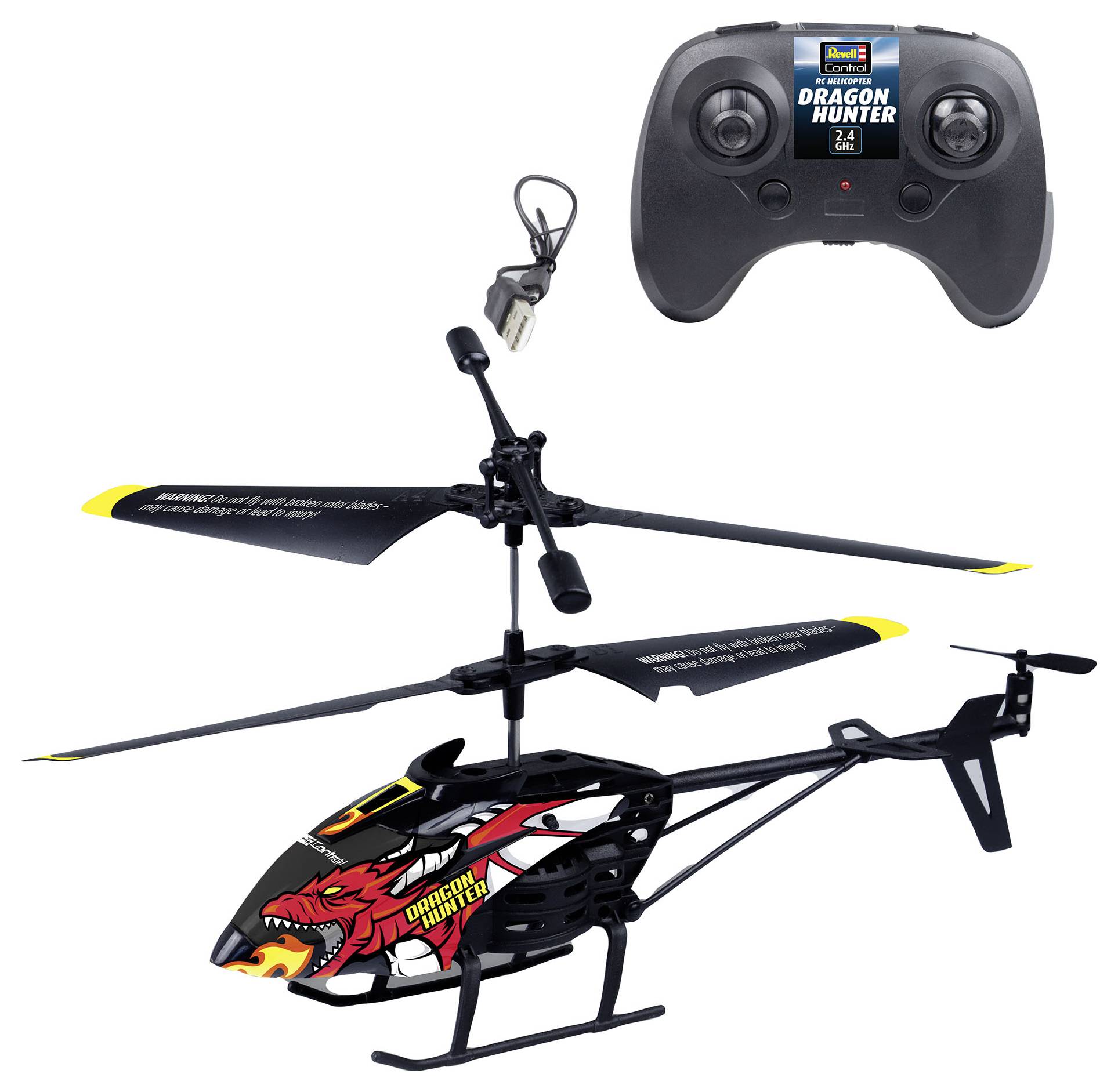 Revell Control Dragon Hunter RC model helicopter for beginners RtF