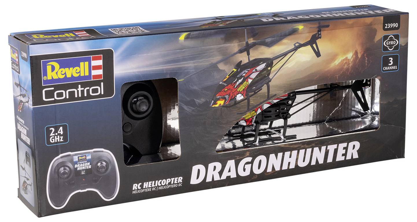 Revell Control Dragon Hunter RC model helicopter for beginners RtF