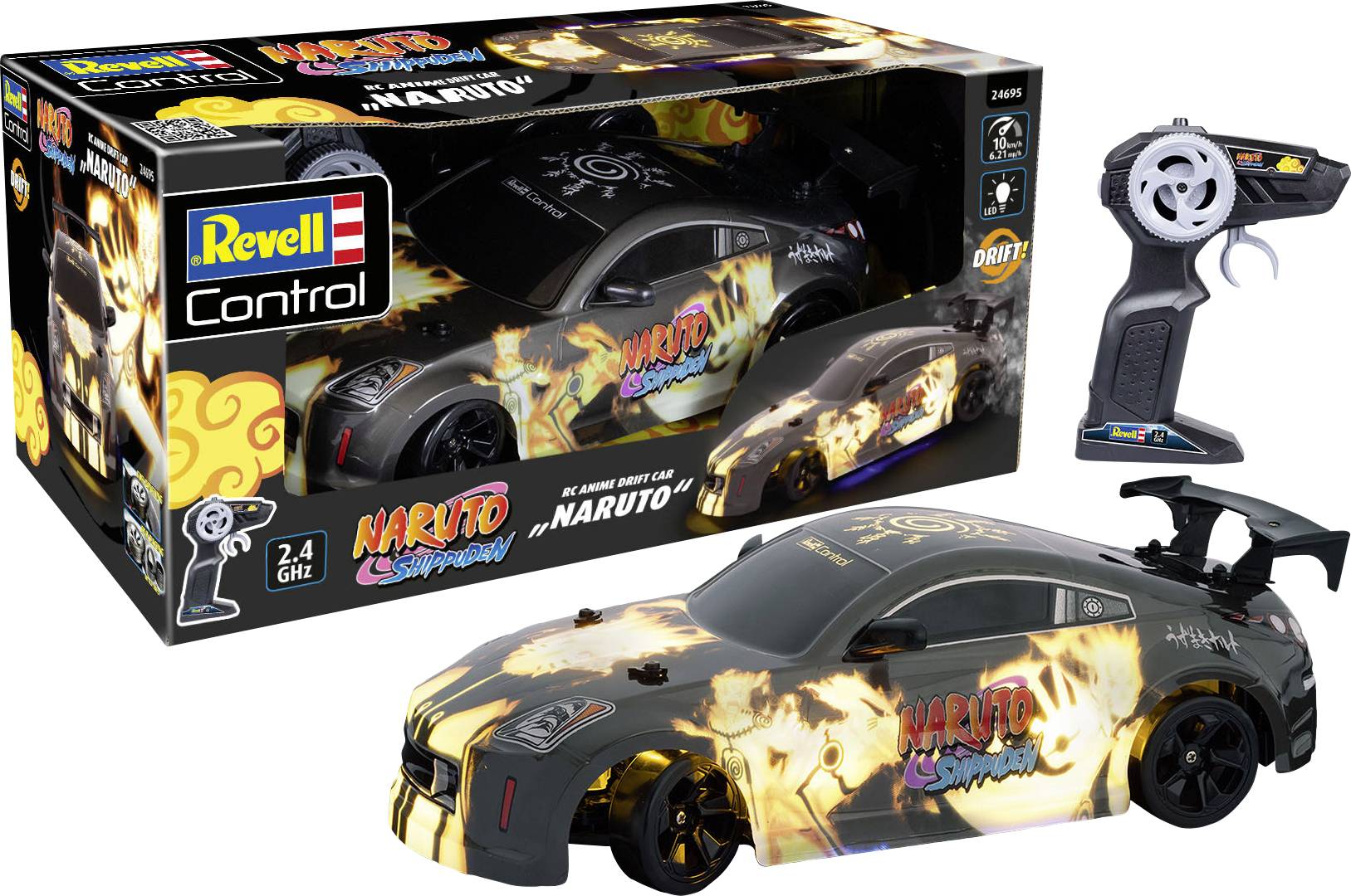 Revell Control 24695 Anime Drift Car Naruto 1:18 RC model car for beginners Electric Sports car