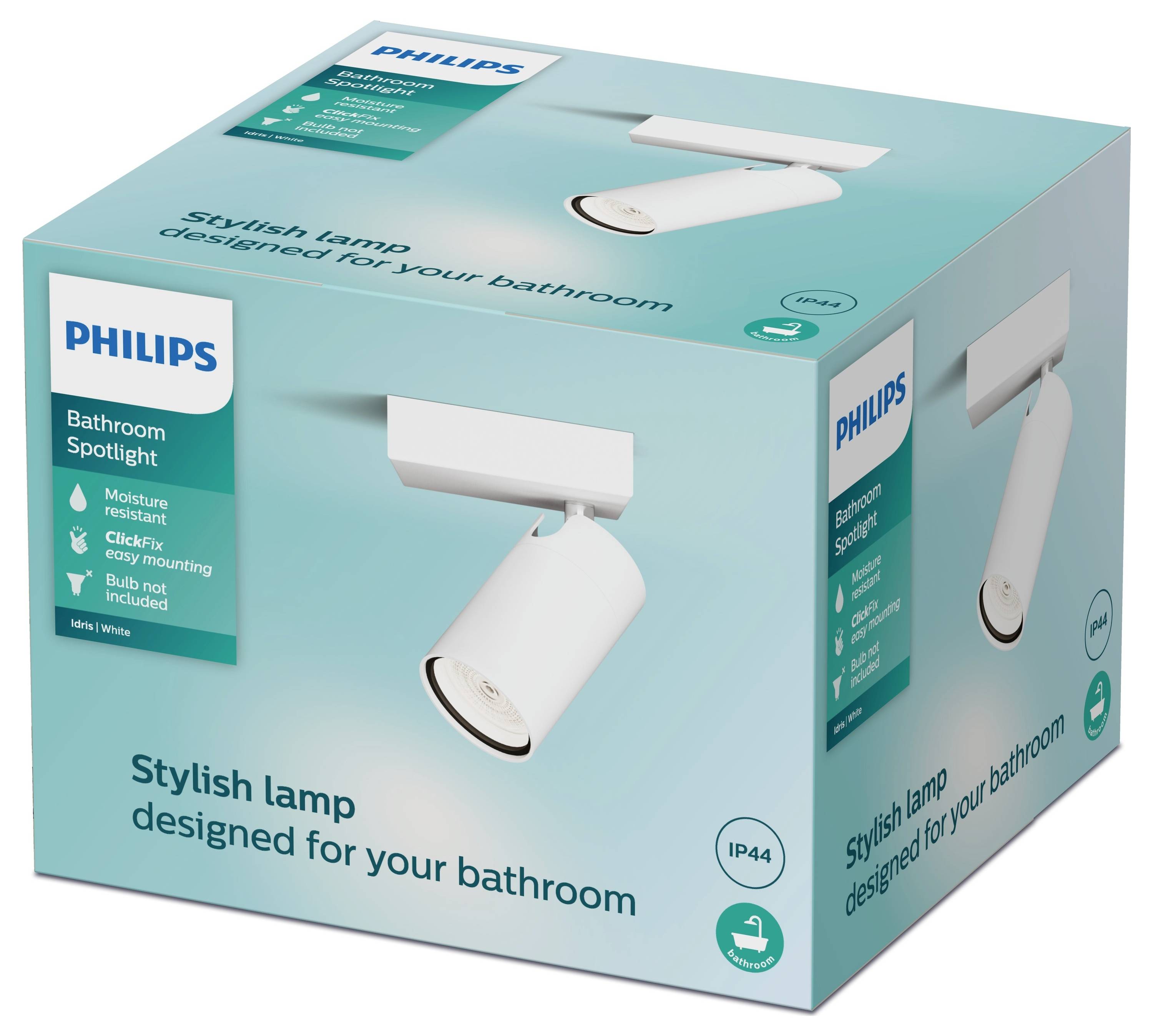 Philips Idris 8720169299078 Ceiling floodlight GU10 White