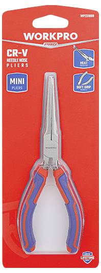 WorkPro WP231099 Universal Mini needle nose pliers Chromium-vanadium steel 150 mm