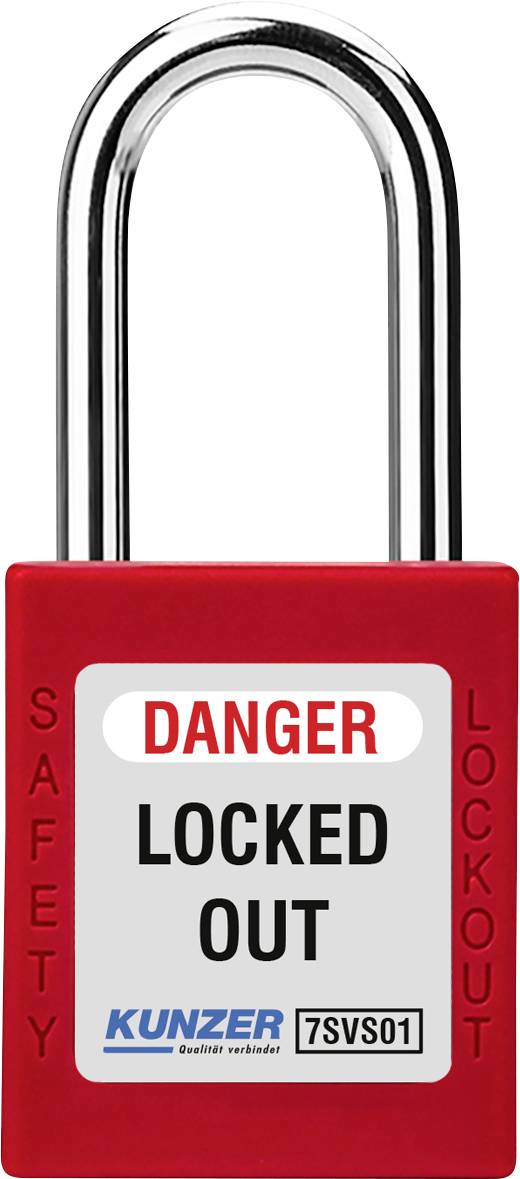 Kunzer 7SVS01 Padlock 20 mm Shackle inside height 38 mm