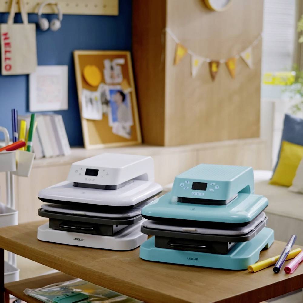 Loklik Auto Heat Press Heat press White