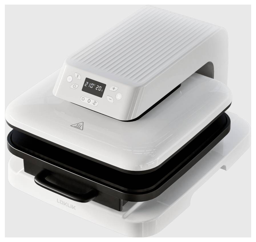Loklik Auto Heat Press Heat press White