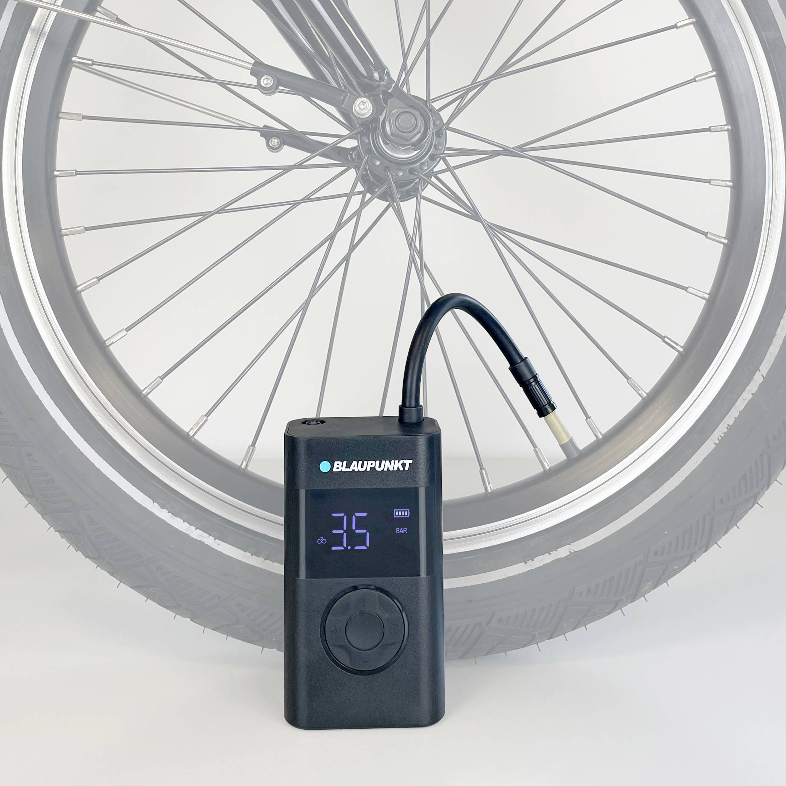 Blaupunkt 2008024000050 TPM 124 Bicycle pump Black