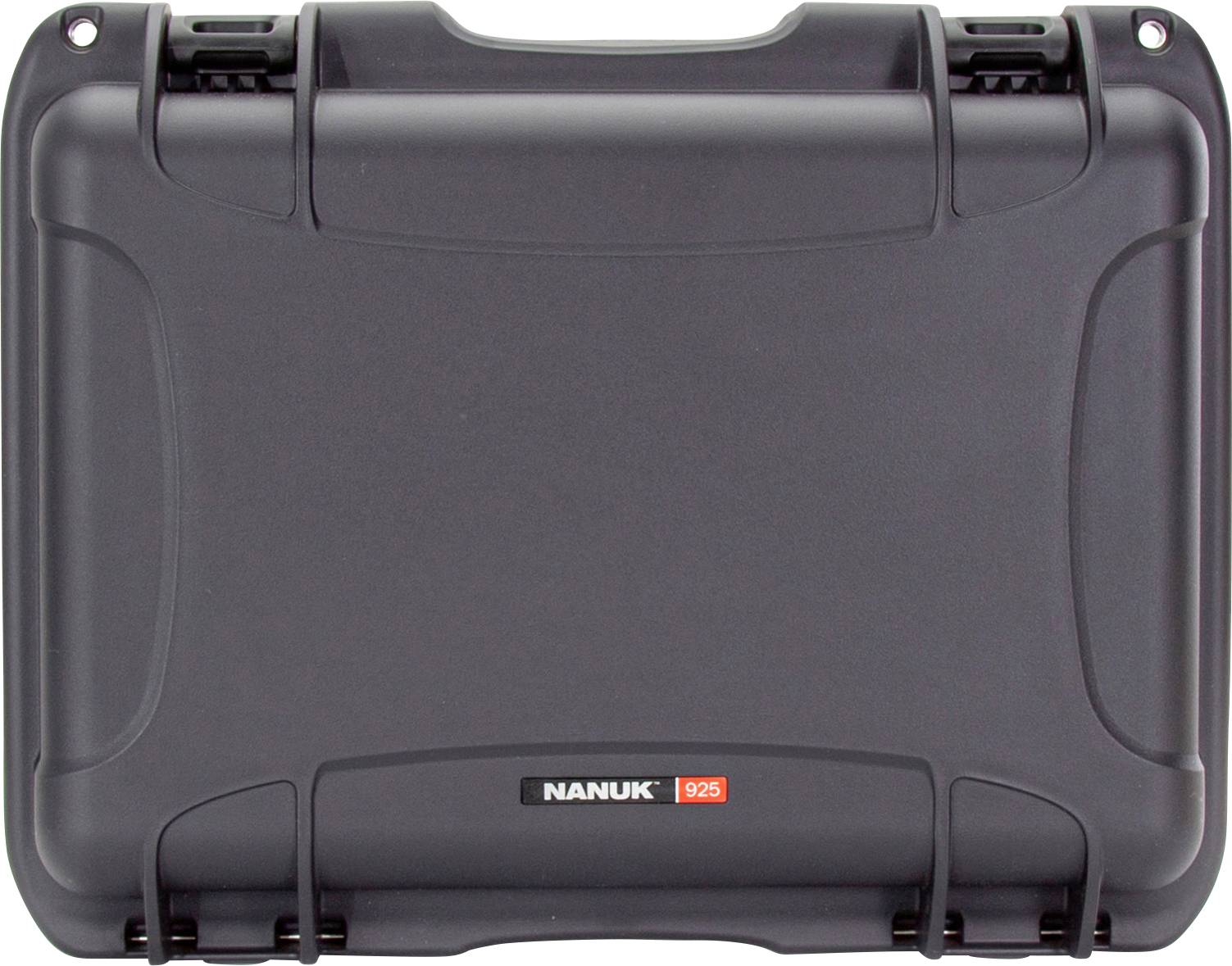 A black case with the inscription 'Nanuk 925', suitable for securely transporting equipment and delicate items.