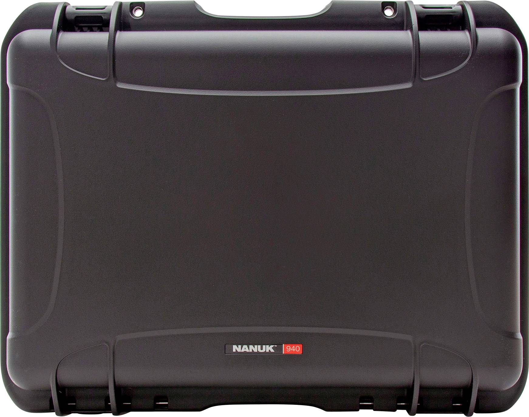 A black, robust protective case by the brand 'Nanuk 940'.
